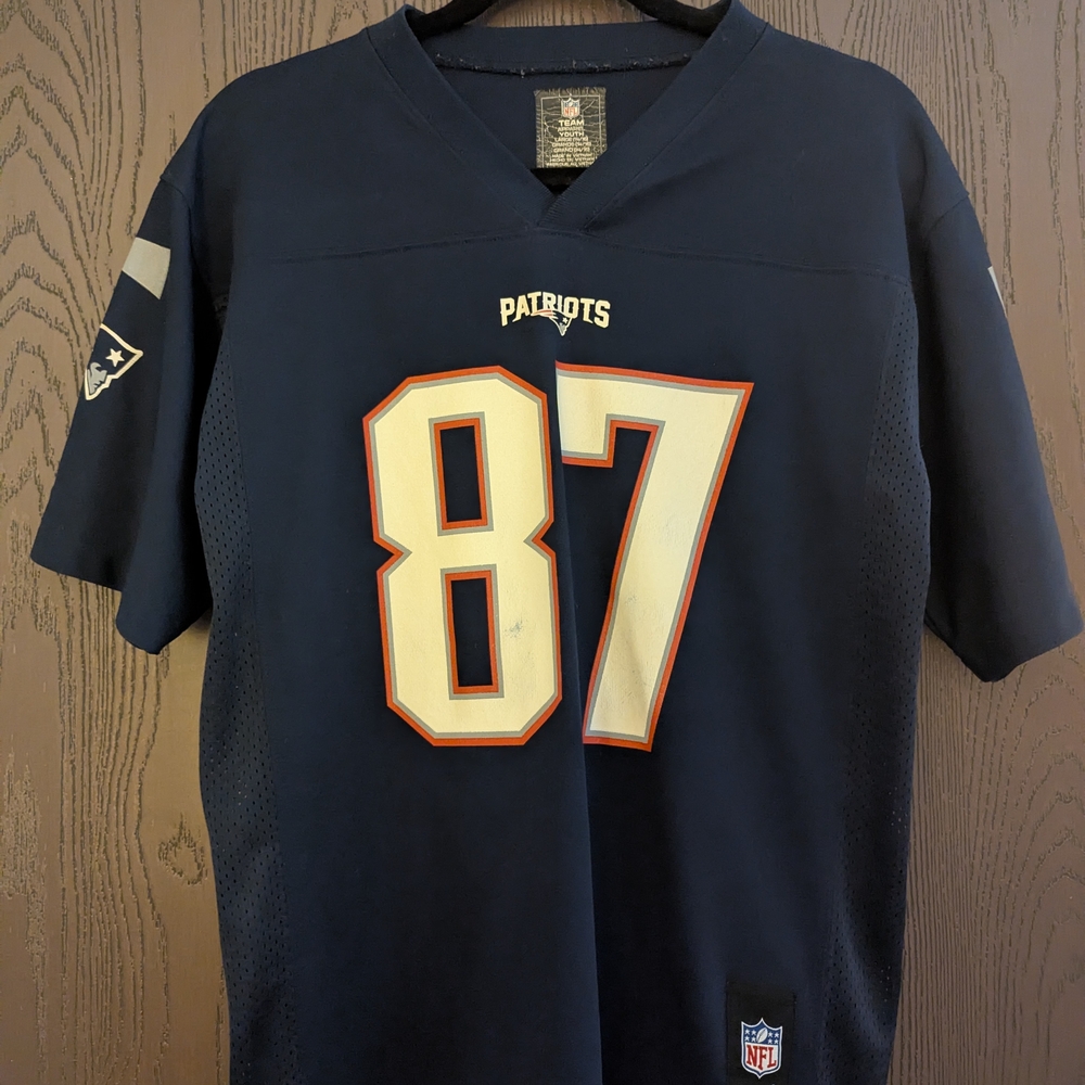 NFL Patriots 87 Gronkowski "Gronk" Jersey